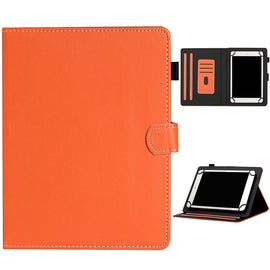 Universal Solid Color Horizontal Flip Leather Case with Card Slots & Holder & Pen Slot