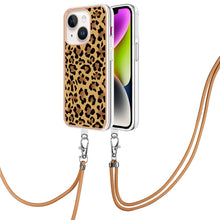 Load image into Gallery viewer, Electroplating Dual-side IMD Phone Case with Lanyard, For iPhone 15 Plus, For iPhone 15, For iPhone 14 Plus, For iPhone 14, For iPhone 14 Pro, For iPhone 14 Pro Max