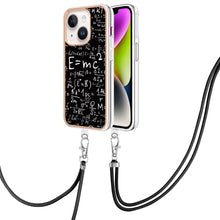 Load image into Gallery viewer, Electroplating Dual-side IMD Phone Case with Lanyard, For iPhone 15 Plus, For iPhone 15, For iPhone 14 Plus, For iPhone 14, For iPhone 14 Pro, For iPhone 14 Pro Max