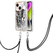 Load image into Gallery viewer, Electroplating Dual-side IMD Phone Case with Lanyard, For iPhone 15 Plus, For iPhone 15, For iPhone 14 Plus, For iPhone 14, For iPhone 14 Pro, For iPhone 14 Pro Max