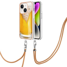 Load image into Gallery viewer, Electroplating Dual-side IMD Phone Case with Lanyard, For iPhone 15 Plus, For iPhone 15, For iPhone 14 Plus, For iPhone 14, For iPhone 14 Pro, For iPhone 14 Pro Max