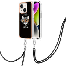 Load image into Gallery viewer, Electroplating Dual-side IMD Phone Case with Lanyard, For iPhone 15 Plus, For iPhone 15, For iPhone 14 Plus, For iPhone 14, For iPhone 14 Pro, For iPhone 14 Pro Max