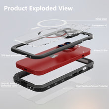 Load image into Gallery viewer, RedPepper IP68 Waterproof MagSafe Phone Case, For iPhone 15 Pro Max, For iPhone 15 Pro, For iPhone 15 Plus, For iPhone 15