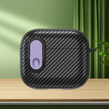 Load image into Gallery viewer, Carbon Fiber Texture Wireless Earphones Case with Security Lock, For AirPods Pro 2, For AirPods 3, For AirPods Pro, For AirPods 2 / 1