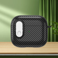Load image into Gallery viewer, Carbon Fiber Texture Wireless Earphones Case with Security Lock, For AirPods Pro 2, For AirPods 3, For AirPods Pro, For AirPods 2 / 1