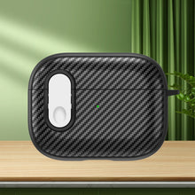Load image into Gallery viewer, Carbon Fiber Texture Wireless Earphones Case with Security Lock, For AirPods Pro 2, For AirPods 3, For AirPods Pro, For AirPods 2 / 1
