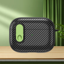 Load image into Gallery viewer, Carbon Fiber Texture Wireless Earphones Case with Security Lock, For AirPods Pro 2, For AirPods 3, For AirPods Pro, For AirPods 2 / 1