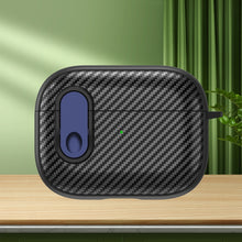 Load image into Gallery viewer, Carbon Fiber Texture Wireless Earphones Case with Security Lock, For AirPods Pro 2, For AirPods 3, For AirPods Pro, For AirPods 2 / 1