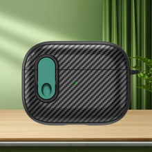 Load image into Gallery viewer, Carbon Fiber Texture Wireless Earphones Case with Security Lock, For AirPods Pro 2, For AirPods 3, For AirPods Pro, For AirPods 2 / 1