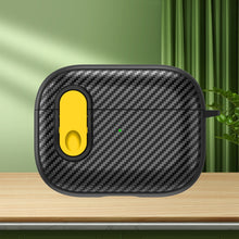 Load image into Gallery viewer, Carbon Fiber Texture Wireless Earphones Case with Security Lock, For AirPods Pro 2, For AirPods 3, For AirPods Pro, For AirPods 2 / 1