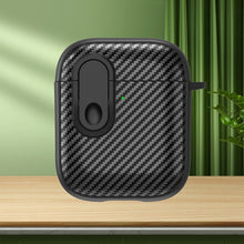 Load image into Gallery viewer, Carbon Fiber Texture Wireless Earphones Case with Security Lock, For AirPods Pro 2, For AirPods 3, For AirPods Pro, For AirPods 2 / 1