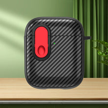 Load image into Gallery viewer, Carbon Fiber Texture Wireless Earphones Case with Security Lock, For AirPods Pro 2, For AirPods 3, For AirPods Pro, For AirPods 2 / 1