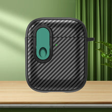 Load image into Gallery viewer, Carbon Fiber Texture Wireless Earphones Case with Security Lock, For AirPods Pro 2, For AirPods 3, For AirPods Pro, For AirPods 2 / 1
