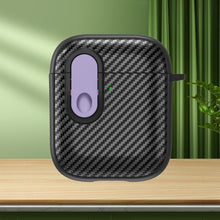 Load image into Gallery viewer, Carbon Fiber Texture Wireless Earphones Case with Security Lock, For AirPods Pro 2, For AirPods 3, For AirPods Pro, For AirPods 2 / 1