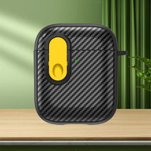Load image into Gallery viewer, Carbon Fiber Texture Wireless Earphones Case with Security Lock, For AirPods Pro 2, For AirPods 3, For AirPods Pro, For AirPods 2 / 1