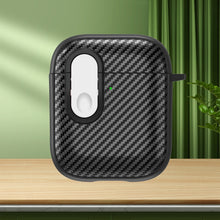 Load image into Gallery viewer, Carbon Fiber Texture Wireless Earphones Case with Security Lock, For AirPods Pro 2, For AirPods 3, For AirPods Pro, For AirPods 2 / 1