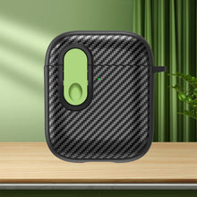 Load image into Gallery viewer, Carbon Fiber Texture Wireless Earphones Case with Security Lock, For AirPods Pro 2, For AirPods 3, For AirPods Pro, For AirPods 2 / 1