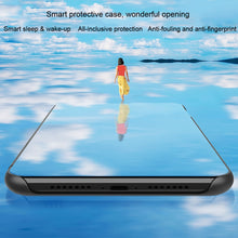 Load image into Gallery viewer, Plated Mirror Horizontal Flip Leather Case with Holder