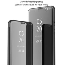 Load image into Gallery viewer, Plated Mirror Horizontal Flip Leather Case with Holder