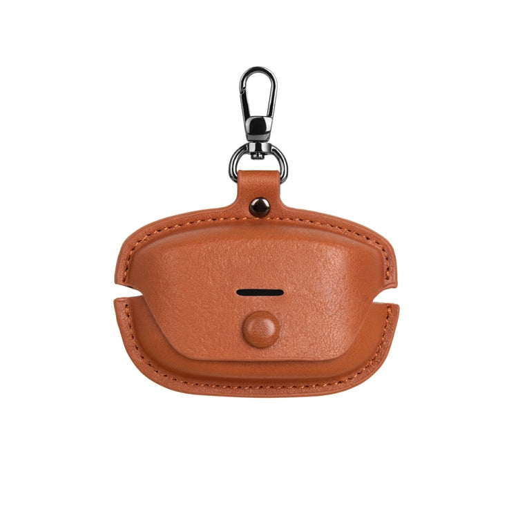 Leather TWS Earphone Protective Case with Hook, For Sony WF-1000XM4