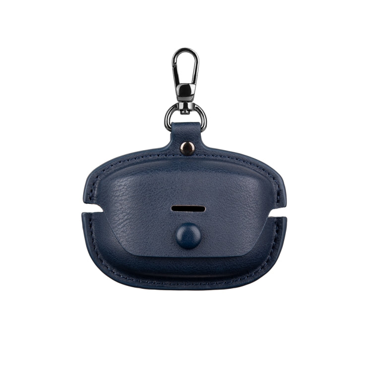 Leather TWS Earphone Protective Case with Hook, For Sony WF-1000XM4