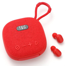 Load image into Gallery viewer, T&amp;G TG-813 2 in 1 TWS Bluetooth Speaker Earphone with Charging Box