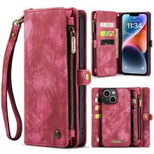 Load image into Gallery viewer, CaseMe 008 Detachable Multifunctional Leather Phone Case, For iPhone 15 Pro Max, For iPhone 15 Pro, For iPhone 15 Plus, For iPhone 15