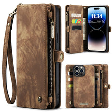 Load image into Gallery viewer, CaseMe 008 Detachable Multifunctional Leather Phone Case, For iPhone 15 Pro Max, For iPhone 15 Pro, For iPhone 15 Plus, For iPhone 15