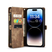 Load image into Gallery viewer, CaseMe 008 Detachable Multifunctional Leather Phone Case, For iPhone 15 Pro Max, For iPhone 15 Pro, For iPhone 15 Plus, For iPhone 15