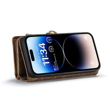 Load image into Gallery viewer, CaseMe 008 Detachable Multifunctional Leather Phone Case, For iPhone 15 Pro Max, For iPhone 15 Pro, For iPhone 15 Plus, For iPhone 15