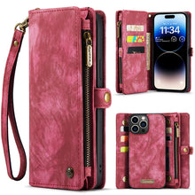 Load image into Gallery viewer, CaseMe 008 Detachable Multifunctional Leather Phone Case, For iPhone 15 Pro Max, For iPhone 15 Pro, For iPhone 15 Plus, For iPhone 15