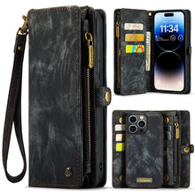 Load image into Gallery viewer, CaseMe 008 Detachable Multifunctional Leather Phone Case, For iPhone 15 Pro Max, For iPhone 15 Pro, For iPhone 15 Plus, For iPhone 15