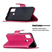 Load image into Gallery viewer, Two Butterflies Embossing Pattern Horizontal Flip Leather Case with Holder &amp; Card Slot &amp; Wallet &amp; Lanyard, For Huawei Honor 9X Lite, For Xiaomi Redmi 9