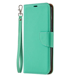 Litchi Texture Pure Color Horizontal Flip PU Leather Case with Holder & Card Slots & Wallet & Lanyard, For Xiaomi Redmi 9, For Huawei Honor 9X Lite