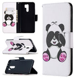Colored Drawing Pattern Horizontal Flip Leather Case with Holder & Card Slots & Wallet, For Xiaomi Redmi 9, For Huawei Honor 9X Lite
