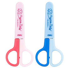 Load image into Gallery viewer, Deli 6021A Student Scissors Mini Portable Children Handmade Paper-cut Scissors