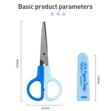 Load image into Gallery viewer, Deli 6021A Student Scissors Mini Portable Children Handmade Paper-cut Scissors