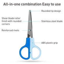 Load image into Gallery viewer, Deli 6021A Student Scissors Mini Portable Children Handmade Paper-cut Scissors