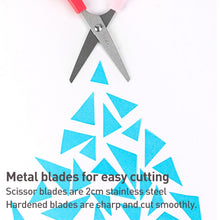 Load image into Gallery viewer, Deli 6021A Student Scissors Mini Portable Children Handmade Paper-cut Scissors