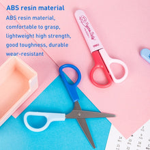 Load image into Gallery viewer, Deli 6021A Student Scissors Mini Portable Children Handmade Paper-cut Scissors