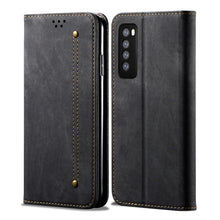 Load image into Gallery viewer, Denim Texture Casual Style Horizontal Flip Leather Case with Holder &amp; Card Slots &amp; Wallet, For Huawei Nova 7, For Huawei Nova 7 Pro, For Huawei Nova 7 SE / P40 Lite 5G, For Vivo Y50, For Huawei Honor X10 5G, For Xiaomi Redmi Note 9                     ...