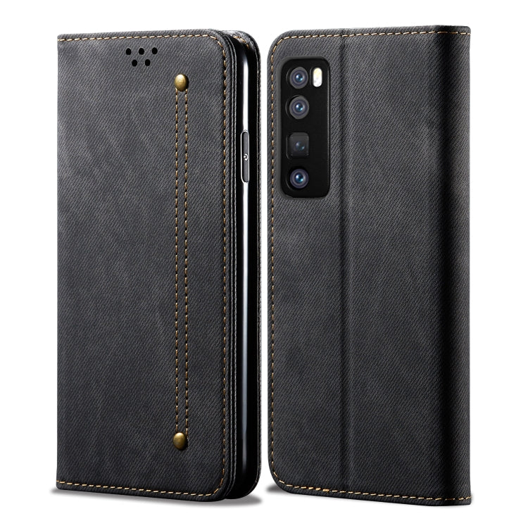 Denim Texture Casual Style Horizontal Flip Leather Case with Holder & Card Slots & Wallet, For Huawei Nova 7, For Huawei Nova 7 Pro, For Huawei Nova 7 SE / P40 Lite 5G, For Vivo Y50, For Huawei Honor X10 5G, For Xiaomi Redmi Note 9                     ...