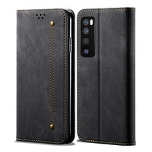 Load image into Gallery viewer, Denim Texture Casual Style Horizontal Flip Leather Case with Holder &amp; Card Slots &amp; Wallet, For Huawei Nova 7, For Huawei Nova 7 Pro, For Huawei Nova 7 SE / P40 Lite 5G, For Vivo Y50, For Huawei Honor X10 5G, For Xiaomi Redmi Note 9                     ...