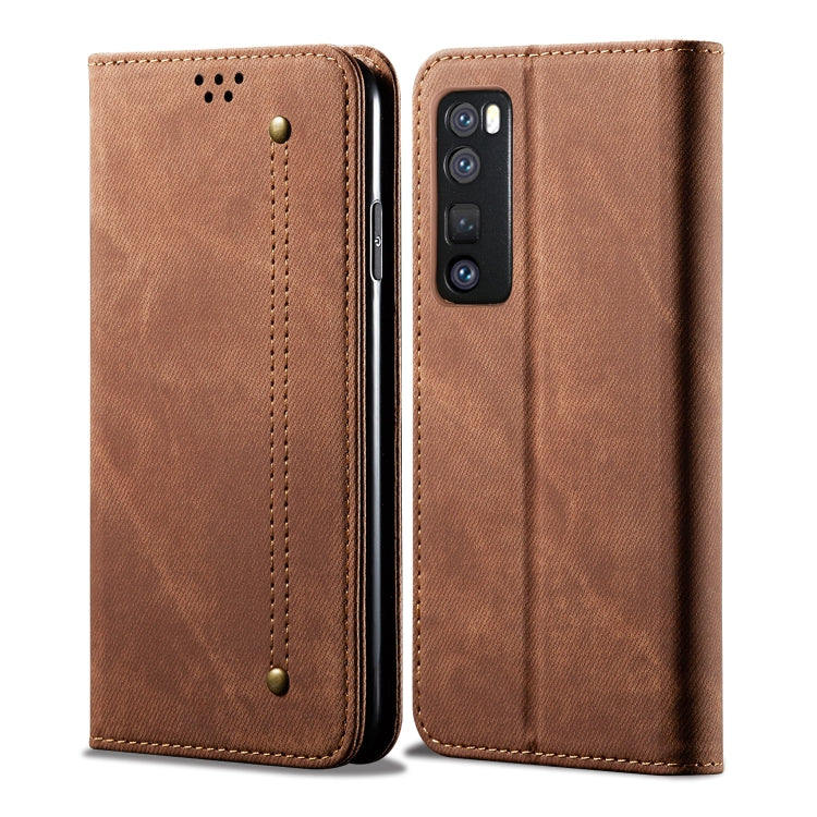 Denim Texture Casual Style Horizontal Flip Leather Case with Holder & Card Slots & Wallet, For Huawei Nova 7, For Huawei Nova 7 Pro, For Huawei Nova 7 SE / P40 Lite 5G, For Vivo Y50, For Huawei Honor X10 5G, For Xiaomi Redmi Note 9                     ...
