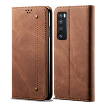 Load image into Gallery viewer, Denim Texture Casual Style Horizontal Flip Leather Case with Holder &amp; Card Slots &amp; Wallet, For Huawei Nova 7, For Huawei Nova 7 Pro, For Huawei Nova 7 SE / P40 Lite 5G, For Vivo Y50, For Huawei Honor X10 5G, For Xiaomi Redmi Note 9                     ...