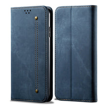 Load image into Gallery viewer, Denim Texture Casual Style Horizontal Flip Leather Case with Holder &amp; Card Slots &amp; Wallet, For Huawei Nova 7, For Huawei Nova 7 Pro, For Huawei Nova 7 SE / P40 Lite 5G, For Vivo Y50, For Huawei Honor X10 5G, For Xiaomi Redmi Note 9                     ...