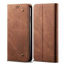 Load image into Gallery viewer, Denim Texture Casual Style Horizontal Flip Leather Case with Holder &amp; Card Slots &amp; Wallet, For Huawei Nova 7, For Huawei Nova 7 Pro, For Huawei Nova 7 SE / P40 Lite 5G, For Vivo Y50, For Huawei Honor X10 5G, For Xiaomi Redmi Note 9                     ...