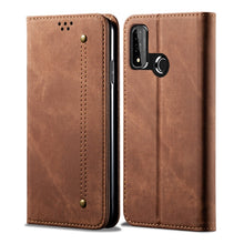 Load image into Gallery viewer, Denim Texture Casual Style Horizontal Flip Leather Case with Holder &amp; Card Slots &amp; Wallet, For Huawei Nova 7, For Huawei Nova 7 Pro, For Huawei Nova 7 SE / P40 Lite 5G, For Vivo Y50, For Huawei Honor X10 5G, For Xiaomi Redmi Note 9                     ...