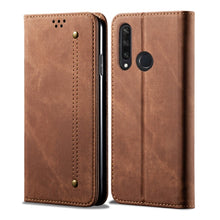 Load image into Gallery viewer, Denim Texture Casual Style Horizontal Flip Leather Case with Holder &amp; Card Slots &amp; Wallet, For Huawei Nova 7, For Huawei Nova 7 Pro, For Huawei Nova 7 SE / P40 Lite 5G, For Vivo Y50, For Huawei Honor X10 5G, For Xiaomi Redmi Note 9                     ...