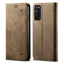 Load image into Gallery viewer, Denim Texture Casual Style Horizontal Flip Leather Case with Holder &amp; Card Slots &amp; Wallet, For Huawei Nova 7, For Huawei Nova 7 Pro, For Huawei Nova 7 SE / P40 Lite 5G, For Vivo Y50, For Huawei Honor X10 5G, For Xiaomi Redmi Note 9                     ...